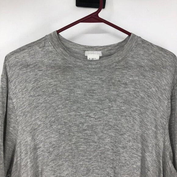 Urban Outfitters Cooperative Light  Gray Flowy Mockneck Short sleeve T-shirt S - Picture 4 of 13